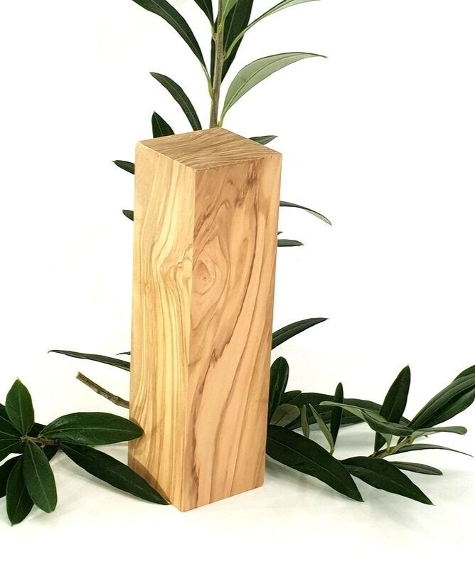 Olivenholz Schnitzholz Rohling Massivholz 40x40x140 mm 2 Stück Carving Kantel