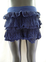 Shorts Pants Rock dunkelblau M / L Minirock Hose Kurzhose