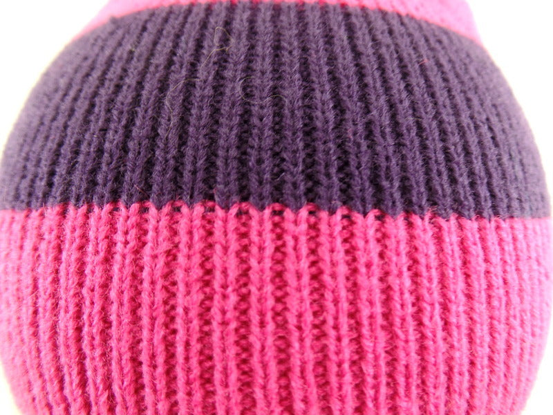 2 er Set Schal & Mütze Pink Lila Pink Braun gestreift Varianten