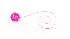 Drahtkugeln Deco Kugeln Rosa 2,5 cm Durchmesser 15 Stück Neu !