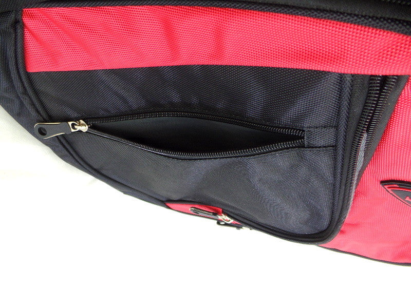 Tapple Rucksack Rot Schwarz Laptopfach Schulrucksack Freizeit Schule