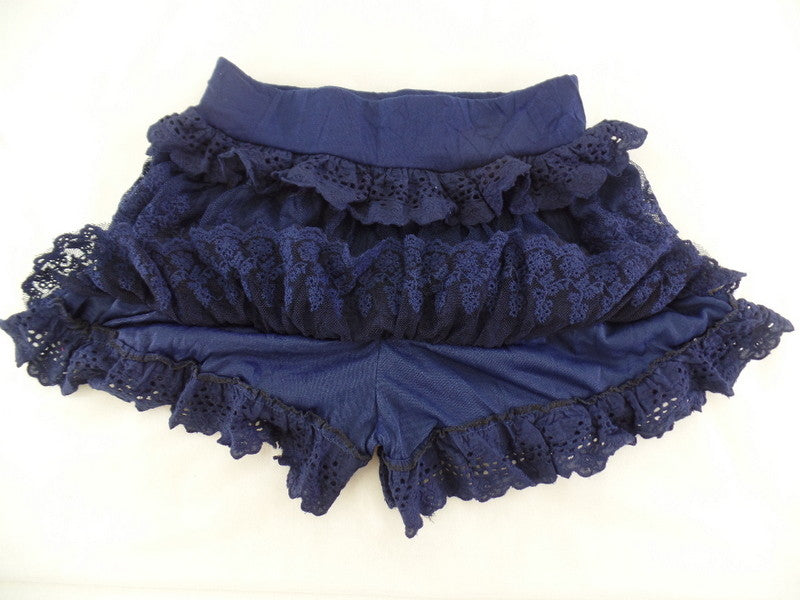Shorts Pants Rock dunkelblau M / L Minirock Hose Kurzhose