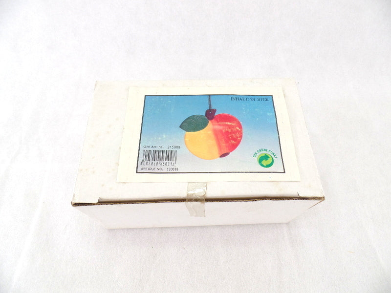 Äpfel Keramikäpfel kleine  24 Stück Box Keramik Ton 6,5 cm D. Aufhängung Deko