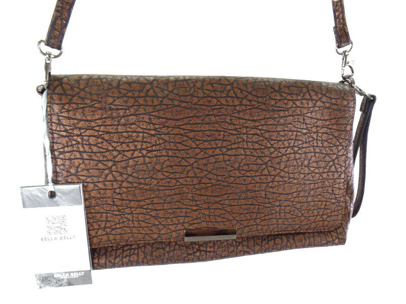 Tasche Damen Bella Belly Clutch Coffee Schultertasche Damenhandtasche