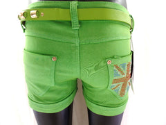 Damenshorts Hotpants Jeans Denim Größe 34 Grün OR