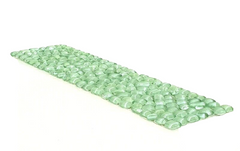 Glasmosaik hell Grün Mosaik Polygonal 1 Matte glänzend unregelm Tropfen Basteln
