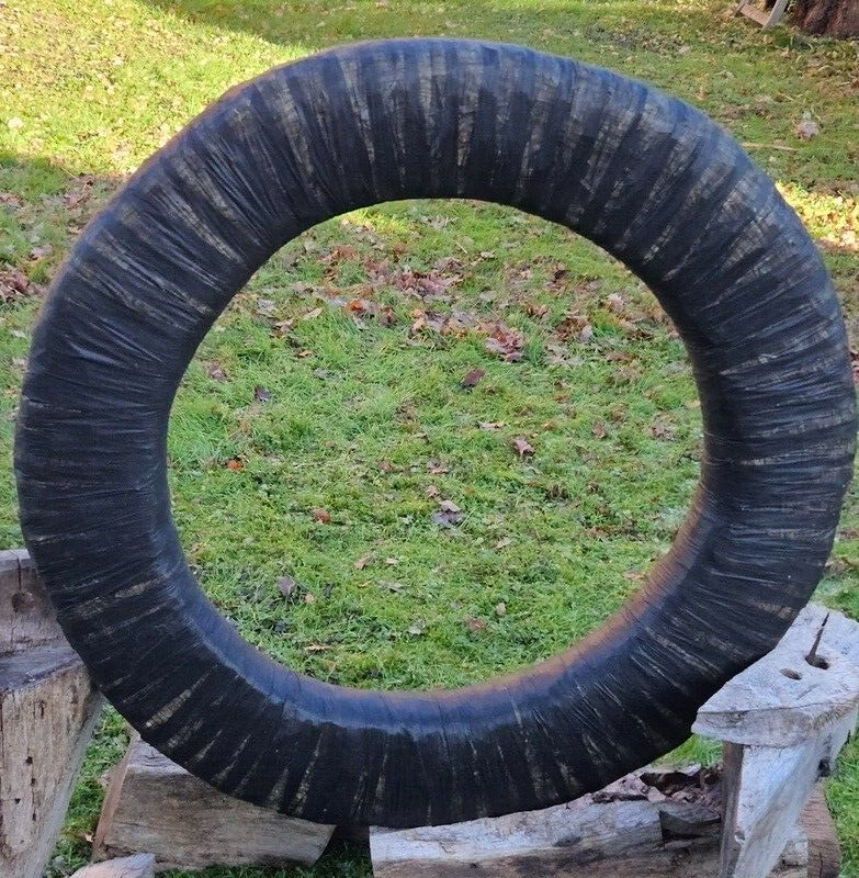 Casa - Poador Strohkranz Ø 120 cm Strohringe Strohkranz Strohrömer Rohling Vlies