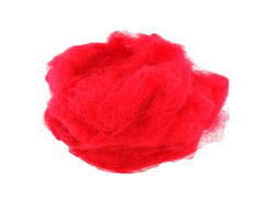 Sisal Fasern Rot Wooly 200 g Deko gefärbt Farbecht Füllmaterial Floristik