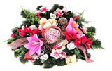 CASA - POADOR GRABSCHMUCK Rosa Exoten künstlich Totensonntag Friedhof