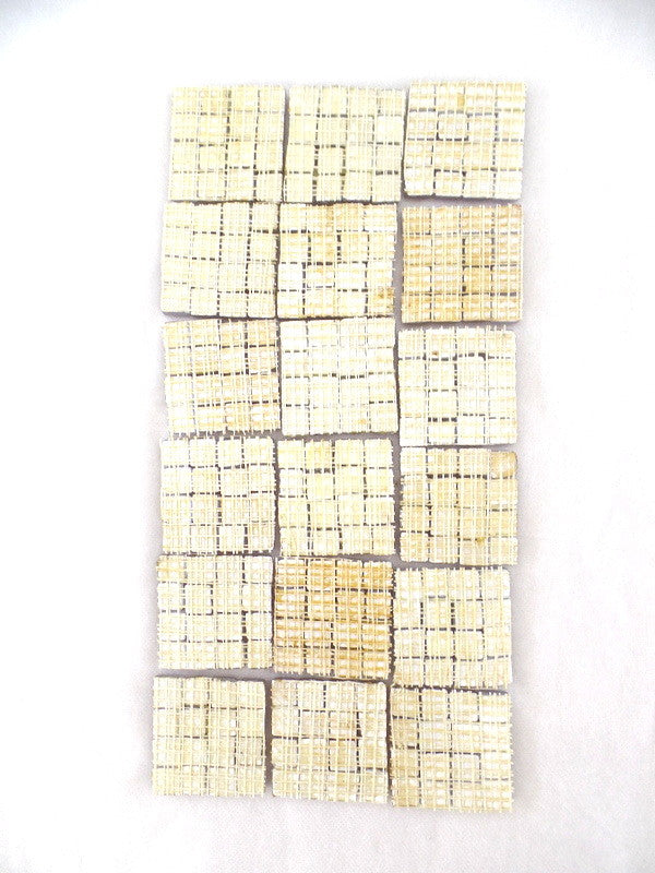 Glas BORDÜRE Glasmosaik Lila matt Glas 18 x Quadrate 50 x 50 mm 288 Steine 5 mm