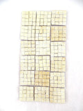 Glas BORDÜRE Glasmosaik Lila matt Glas 18 x Quadrate 50 x 50 mm 288 Steine 5 mm