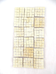Glas BORDÜRE Glasmosaik Lila matt Glas 18 x Quadrate 50 x 50 mm 288 Steine 5 mm