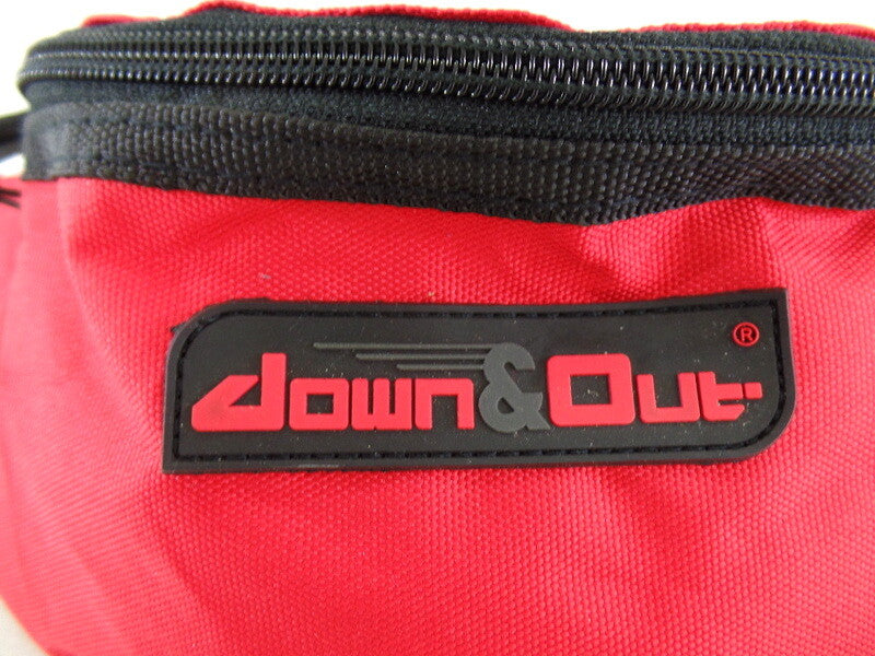 Bauchtasche Gürteltasche Freizeit Hüfttasche Down & Out Rot N - 217