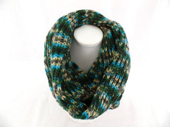 Schal Rundschal Blau Grau Grün Loop Wickelschal gestrickt Tricote Main