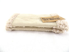 Handschuhe Fingerlos Creme Beige L / XL Kunstleder Kunstfell Natural Spirit