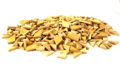 Bastelholz Dreiecke 500 g Spielen Bastel Verzieren Dekorieren Spiele Holz hell