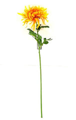 Spinnenchrysantheme Kunstblume künstliche Chrysantheme gelb 70 x20cm