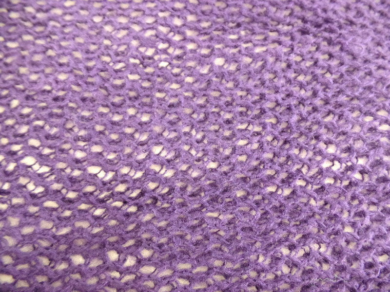 Schal Tuch Lila Länge 160 cm 100 % Acrylic Highlight Company