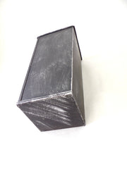Metalltöpfe 1 Karton 50 Stück Grau Shabby 20 cm Hoch konisch Vase Top