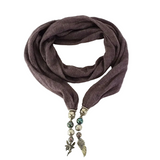 SCHAL TUCH LILA / FLIEDER Schmuck Anhänger Kugeln Engelflügel Elfe
