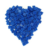 Glasmosaiksteine 650 g blau Tintenblau 220 Steine Basteln Mosaiksteine DIY