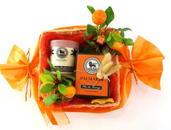 Geschenk Palmaria Mallorca Duftkerze 130 g Glas Flor de Naranjo Orange