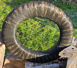 CASA - POADOR STROHKRANZ Ø 90 cm Strohring Strohrömer Rohling mit Vlies