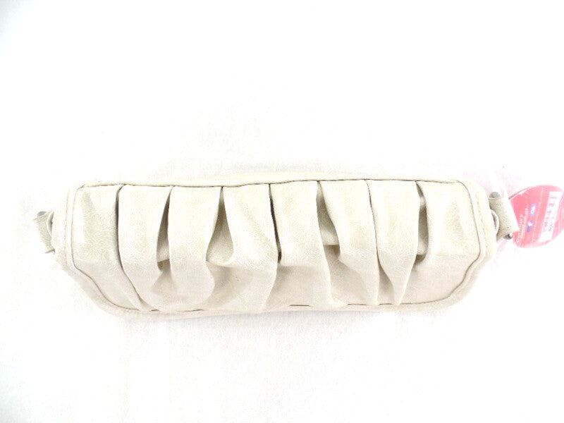 Axel David Tasche Creme Beige Schultertasche Magnetverschluss Henkel