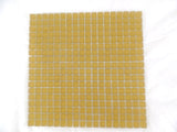 Glasmosaik Fliesen beige matt Matte 30 x 30 cm 324 Steine