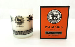 Palmaria Mallorca Duftkerze 130 g Glas Flor de Naranjo Orange Vela Urlaub