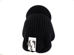 Mütze Beanie Strick Schirmmütze Schwarz 100% Polyacryl Highlight Company