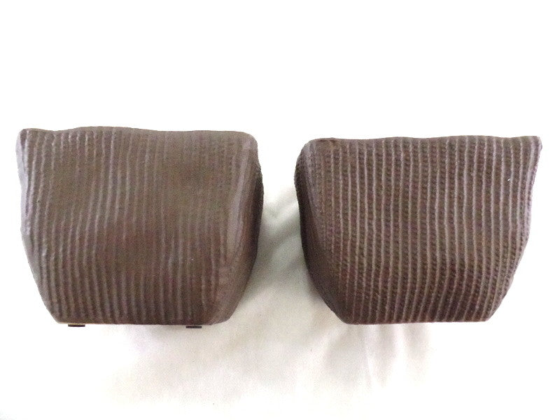 Töpfe 2 Übertöpfe dunkelbraun 11 cm Hoch Quadrat für Pflanzen Dekoration