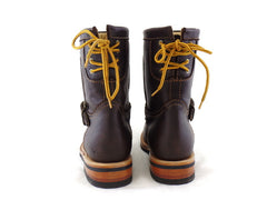Westernstiefelette Arbeits Cowboyboot 35 UK 2 USA 4 Braun Schnalle Leder Mexico