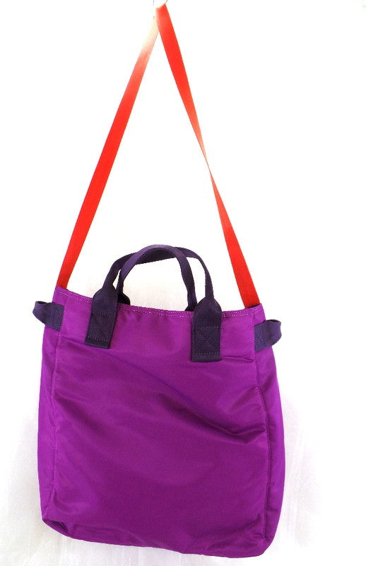 Puma Dazzle Shoppe Lila Sporttasche Freizeit Tasche Sport Lifestyle Black berry