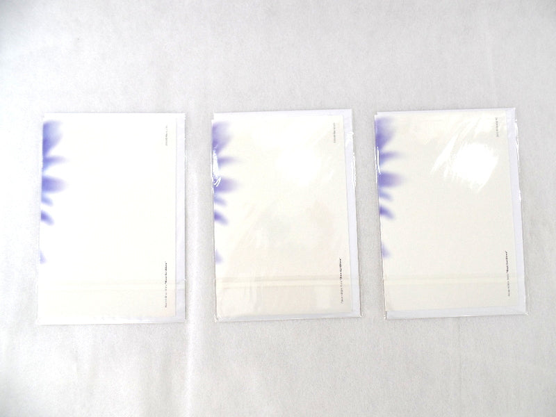 Fleurop 3 - er Set Karten Blaue Kornblume Edition Gruß- Glückwunschkarten Blumen