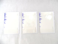 Fleurop 3 - er Set Karten Blaue Kornblume Edition Gruß- Glückwunschkarten Blumen