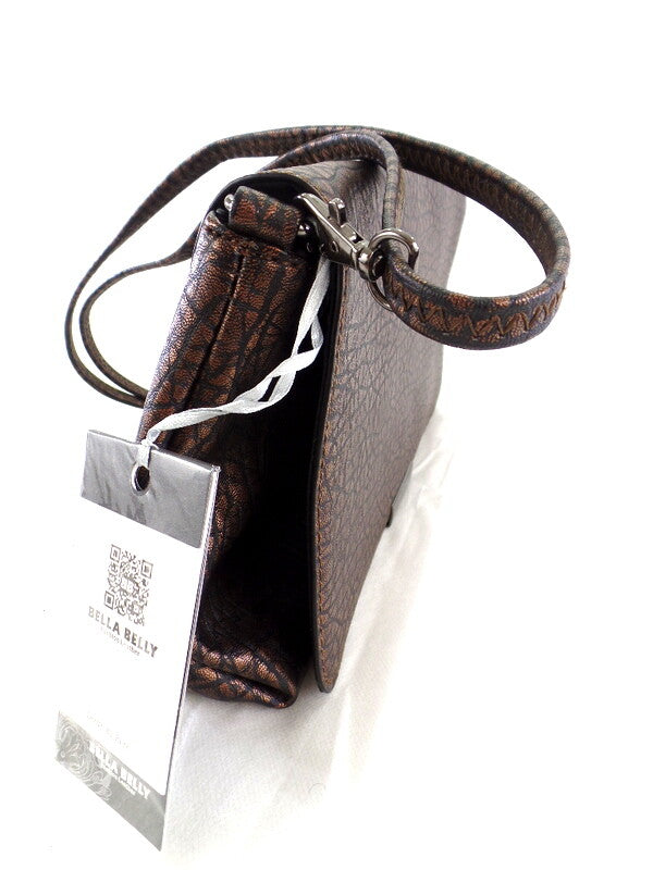 Tasche Damen Bella Belly Clutch Coffee Schultertasche Damenhandtasche