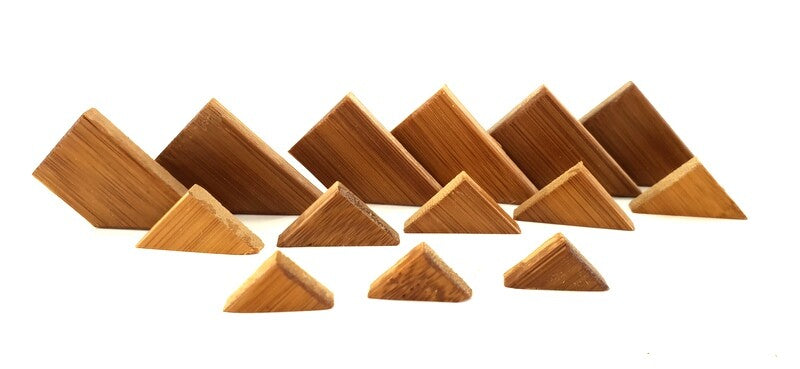 Bastelholz Dreiecke 500 g Spielen Bastel Verzieren Dekorieren Legespiele Holz