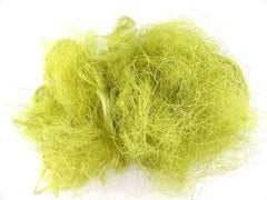 Sisal Feenhaar gelbgrün lime 100 g gefärbt Trockenmaterial Floristik Deko