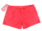 DAMENSHORTS HOTPANTS Jeans hellrot Miss One Größenvarianten 34 - 42 wählbar