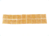 BORDÜRE Glasmosaik Beige matt Glas Borde 18 x Quadrate 288 Steine 5 mm