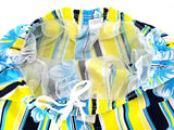 Shorts Badehose Badeshorts XL / XXL Lotus Shorts geblümt gestreift Gelb Blau