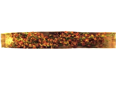 Künstliche Seidenblumen 1 Karton mit 12 Rostbraunen Orchideen 100 cm Dekoration