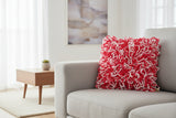 KISSEN ROSA / PINK SCHLAUFEN mit Kugel Look 40 x 40 cm Dutch Decor