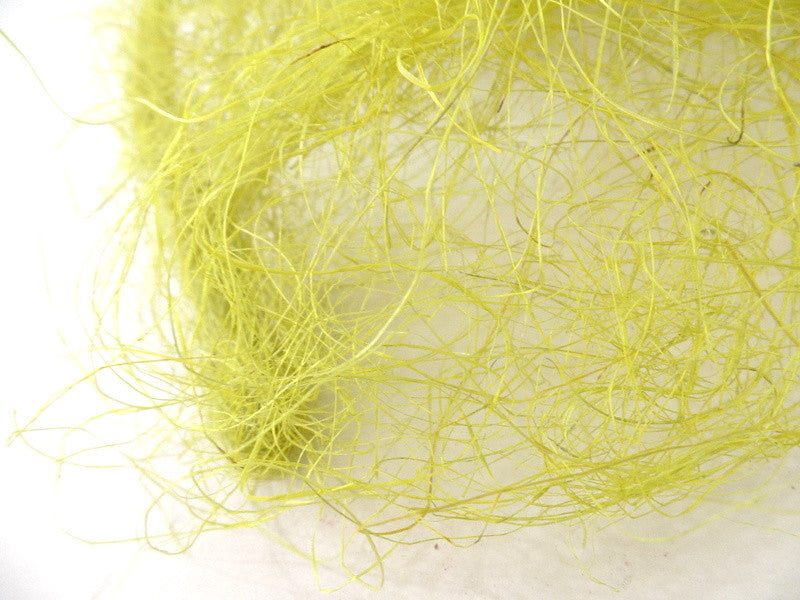 Sisal Feenhaar gelbgrün lime 100 g gefärbt Trockenmaterial Floristik Deko
