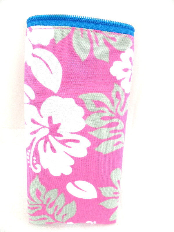 Deuter Schlamperrolle Federmäppchen Rosa Weiß Grau Blume Reißverschluss Schule