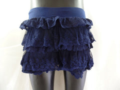 Shorts Pants Rock dunkelblau M / L Minirock Hose Kurzhose
