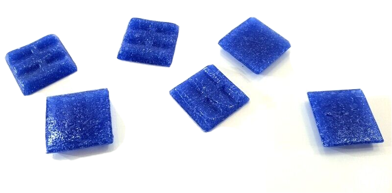 Mosaiksteine 650 g Midnight Blue Blau 20 x 20 mm 220 Steine Basteln Mosaik Glas