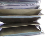 Geldbörse Sternmuster New Design Etui Jeansstoff Querformat Wallet Portmonaie