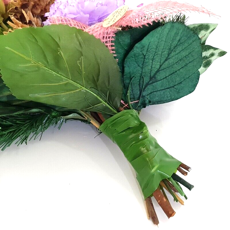 Grabschmuck Trockenblumen Exoten Lila Rosa Naturmaterial Totensonntag Friedhof